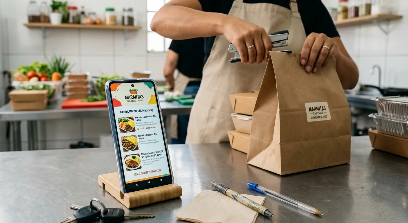 Atendimento whatsapp delivery profissional